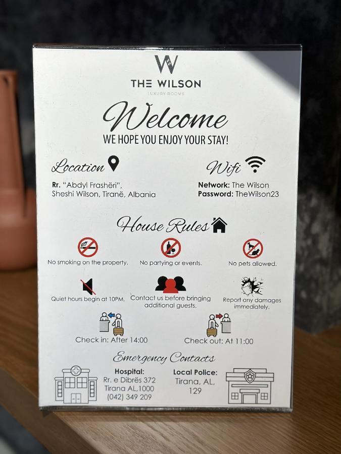 Отель The Wilson Тирана Экстерьер фото